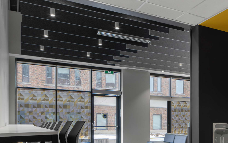 Acoustical ceiling